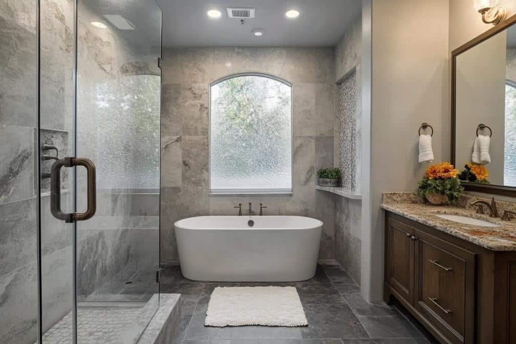 Pic of a Remodelled Bathroom in Rocklin, CA.
